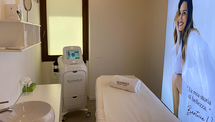 CABINA CORPO 2 Cabina trattamenti corpo della Beauty Clinic SkinMedic di Vigevano